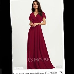 Burgundy Size 10 JJ’s House Bridesmaid Dress Brand New with Tags!
